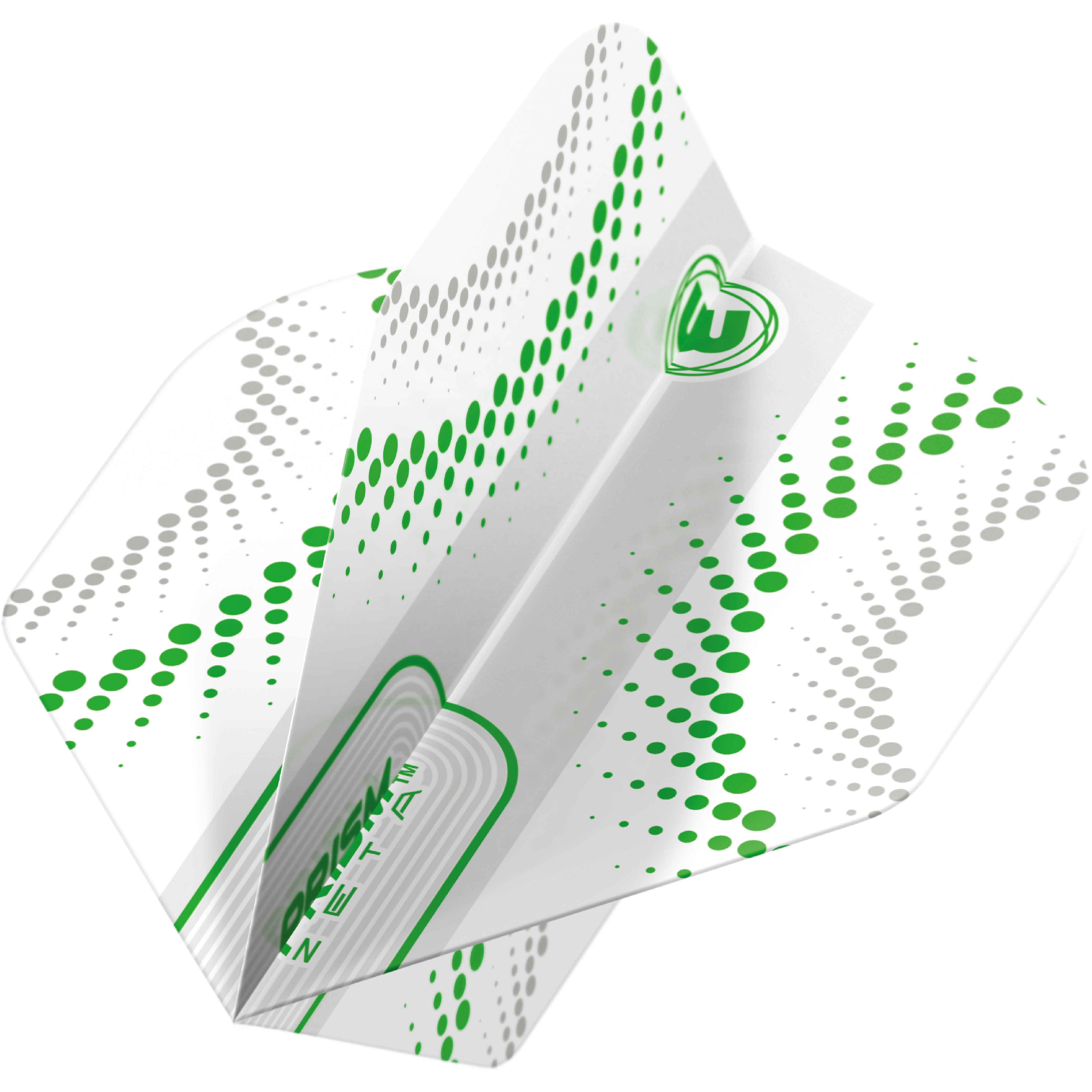 Winmau - Prism Zeta White Swirl Flight - Standard