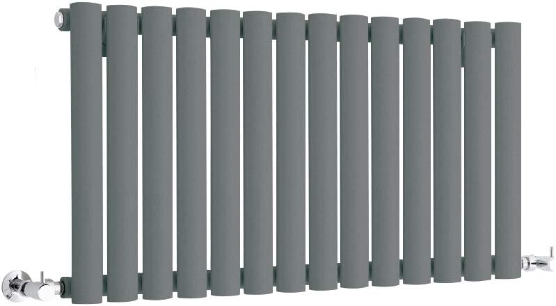 Hudson Reed Revive - Design Heizkörper 400mm x 826mm in Anthrazit