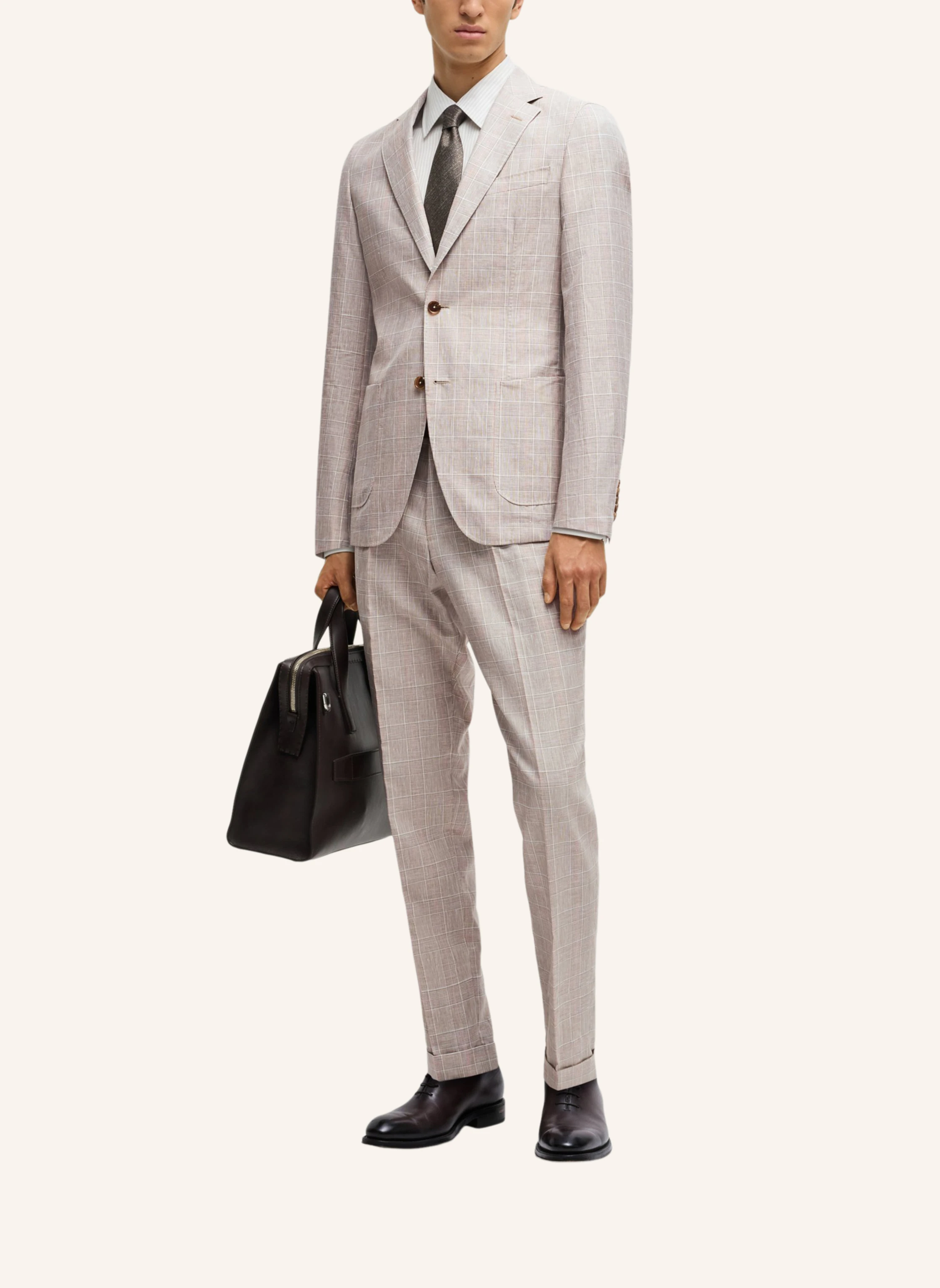 BOSS Business Anzug L-HESTON-2PCS-241 Slim Fit