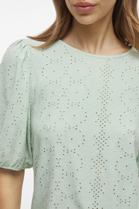 Vila groene dames blouse