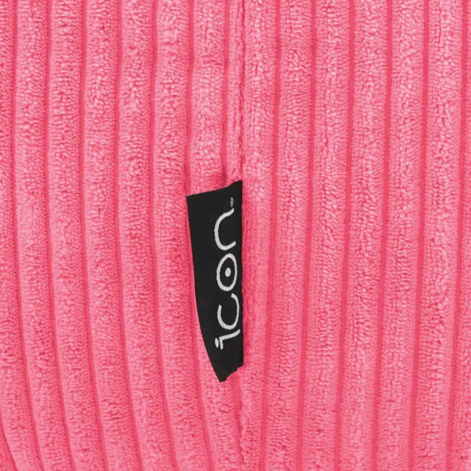Set van 2 icon Zitzak Kingston - Corduroy Zitzak Volwassenen - Bubblegum