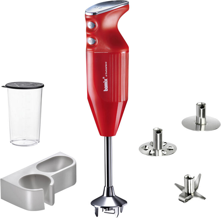Bamix Mono Stavblender, 200 Watt Red
