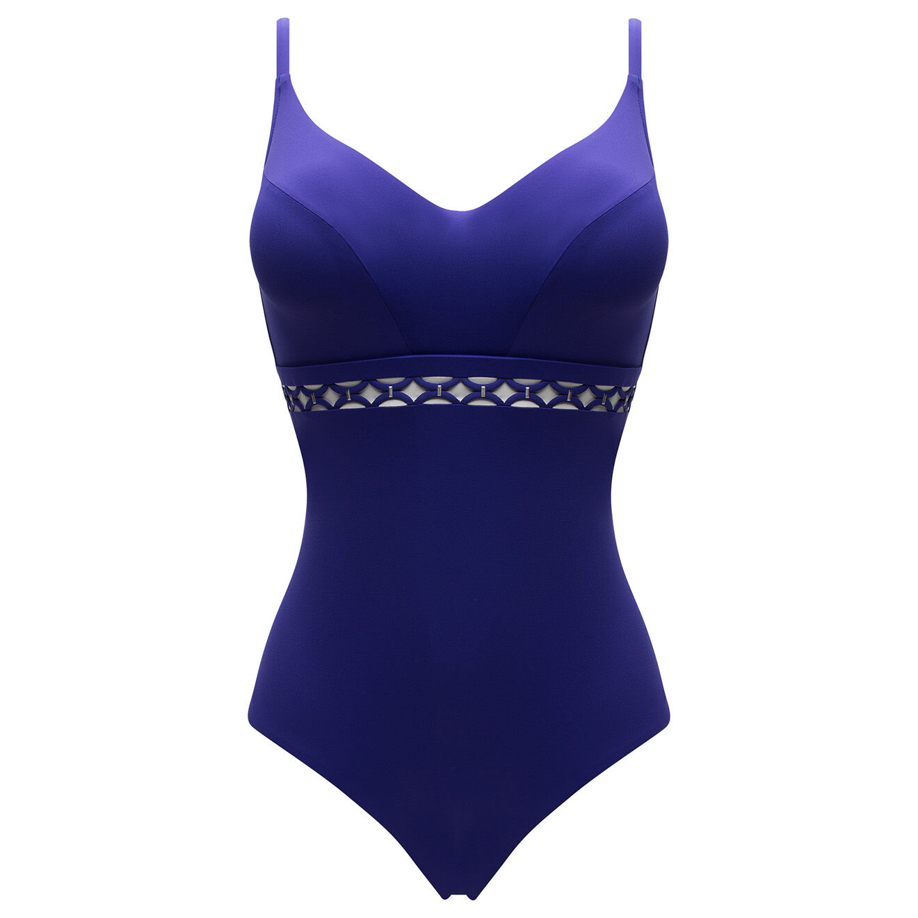 Chantelle Maillot de bain 1 Pièce enveloppant Cala Nova bleu klein