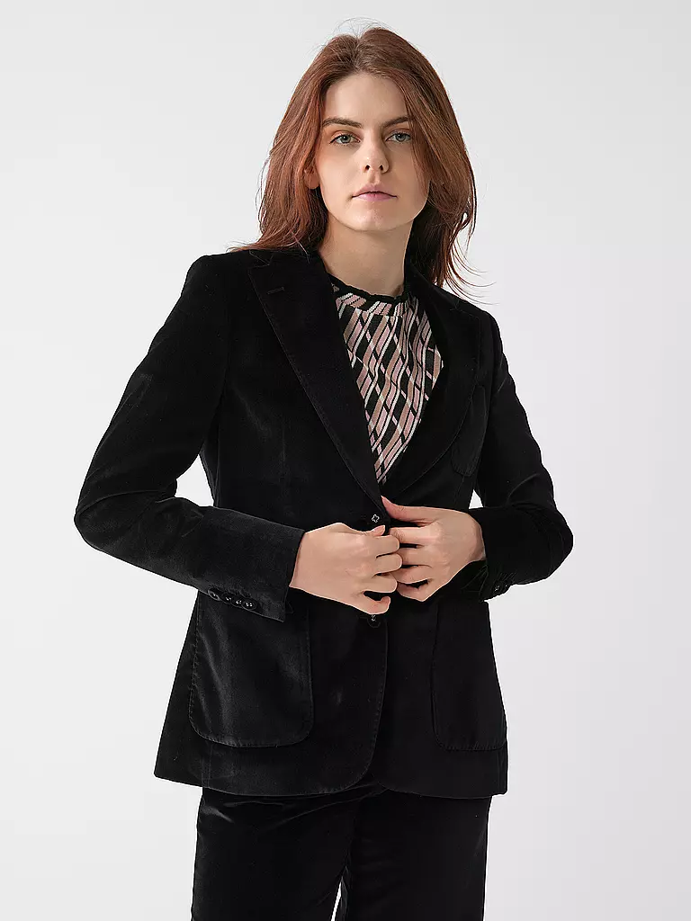 OFFICINE GENERALE Blazer schwarz