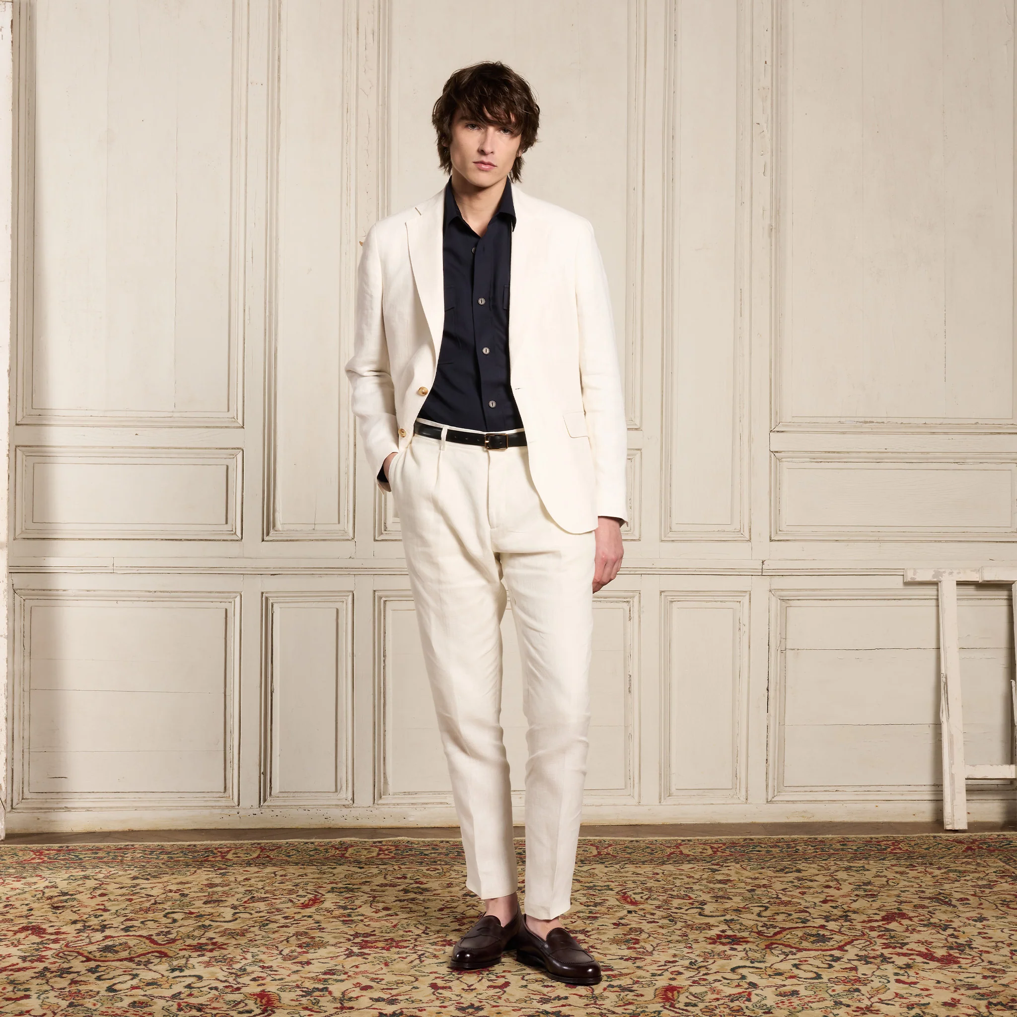 Ecru linen jacket