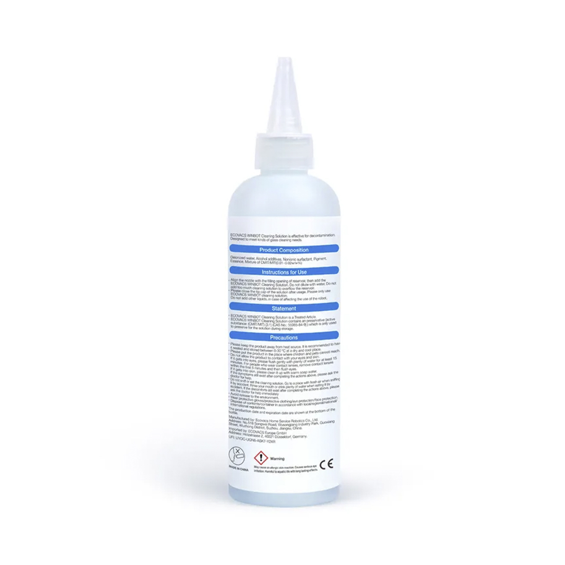 Ecovacs Reinigungslösung 230ml zu Winbots-Serie