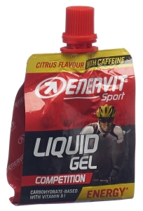 Enervit Competition Liquid Gel Koffein Zitrone Beutel, 18 x 60 ml