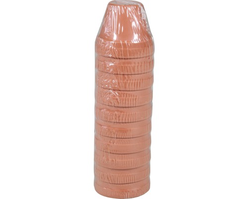 Spang klei plantenpot, Ø 3,5 cm, H, terracotta, 10 stuks