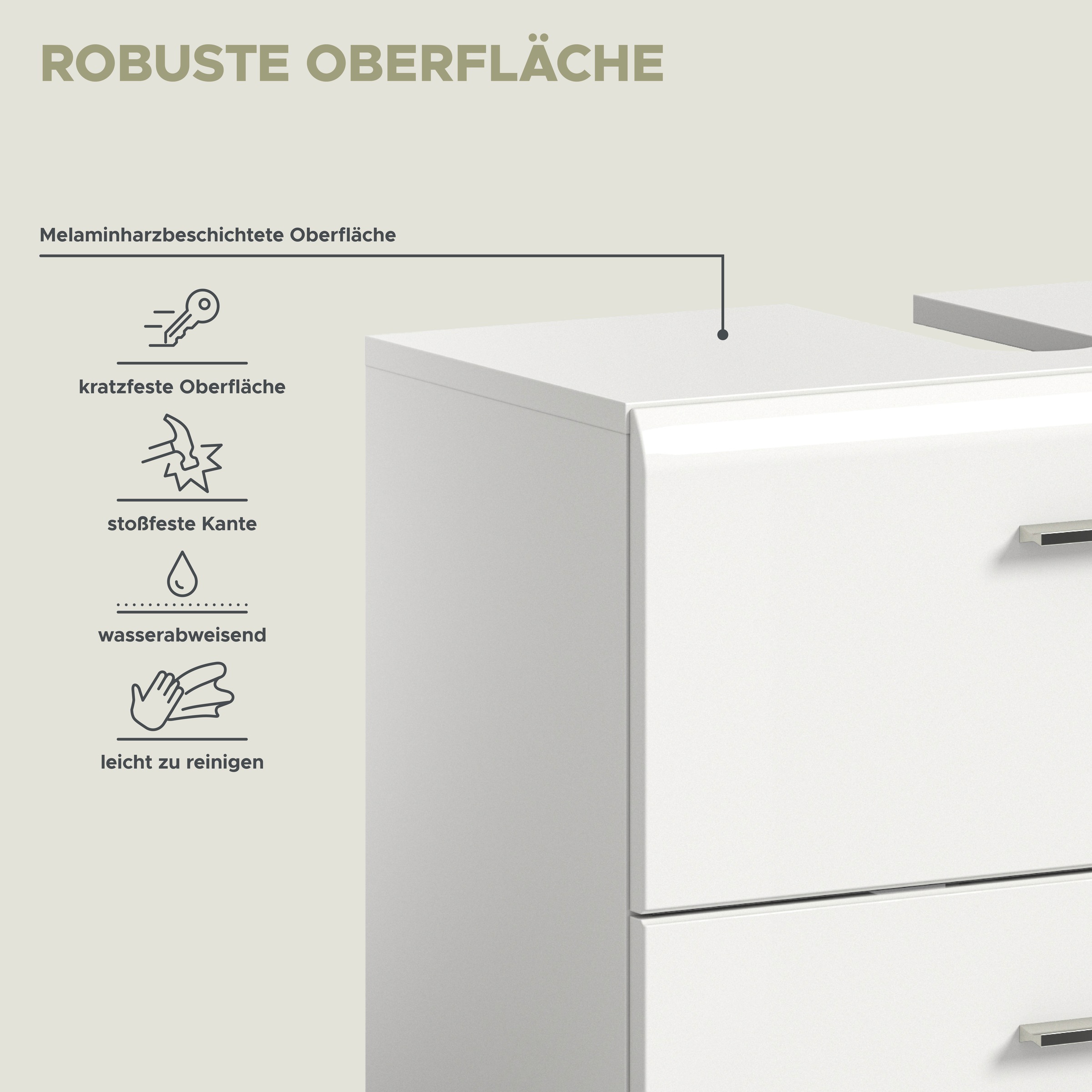 INOSIGN Badezimmer-Set Set, 3 Stk. tlg.