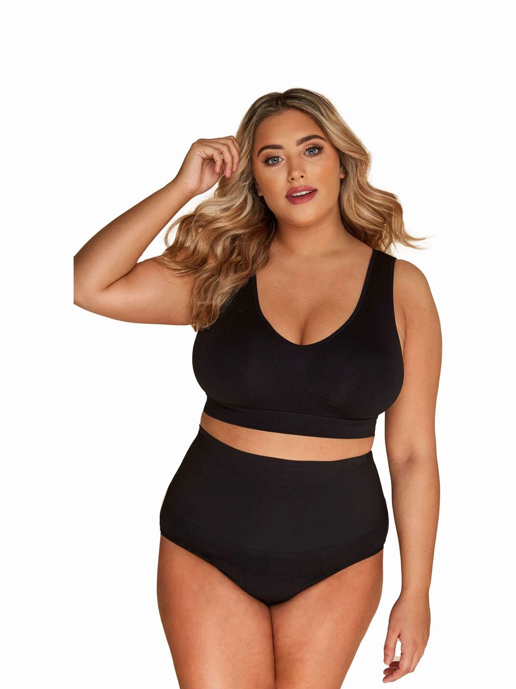 Yours Curve Seamless Unpadded Bra 2 Pack