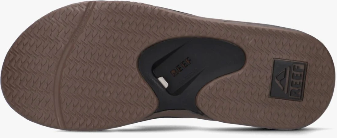 REEF zwarte reef slippers fanning