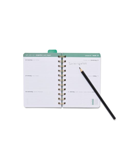 agenda 2025 A5 fleurs