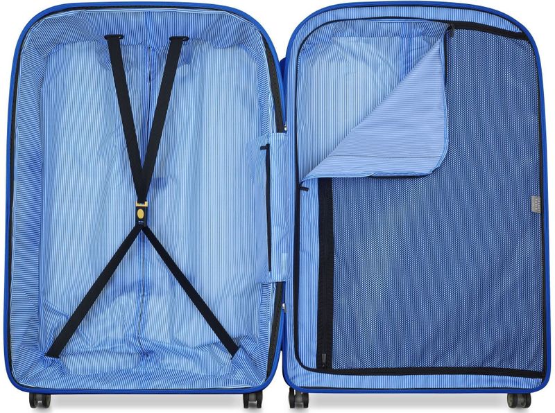 Delsey - Clavel - Trolley - Blue - Hardcase - Lichtgewicht - Expandable - 136,3 Liter