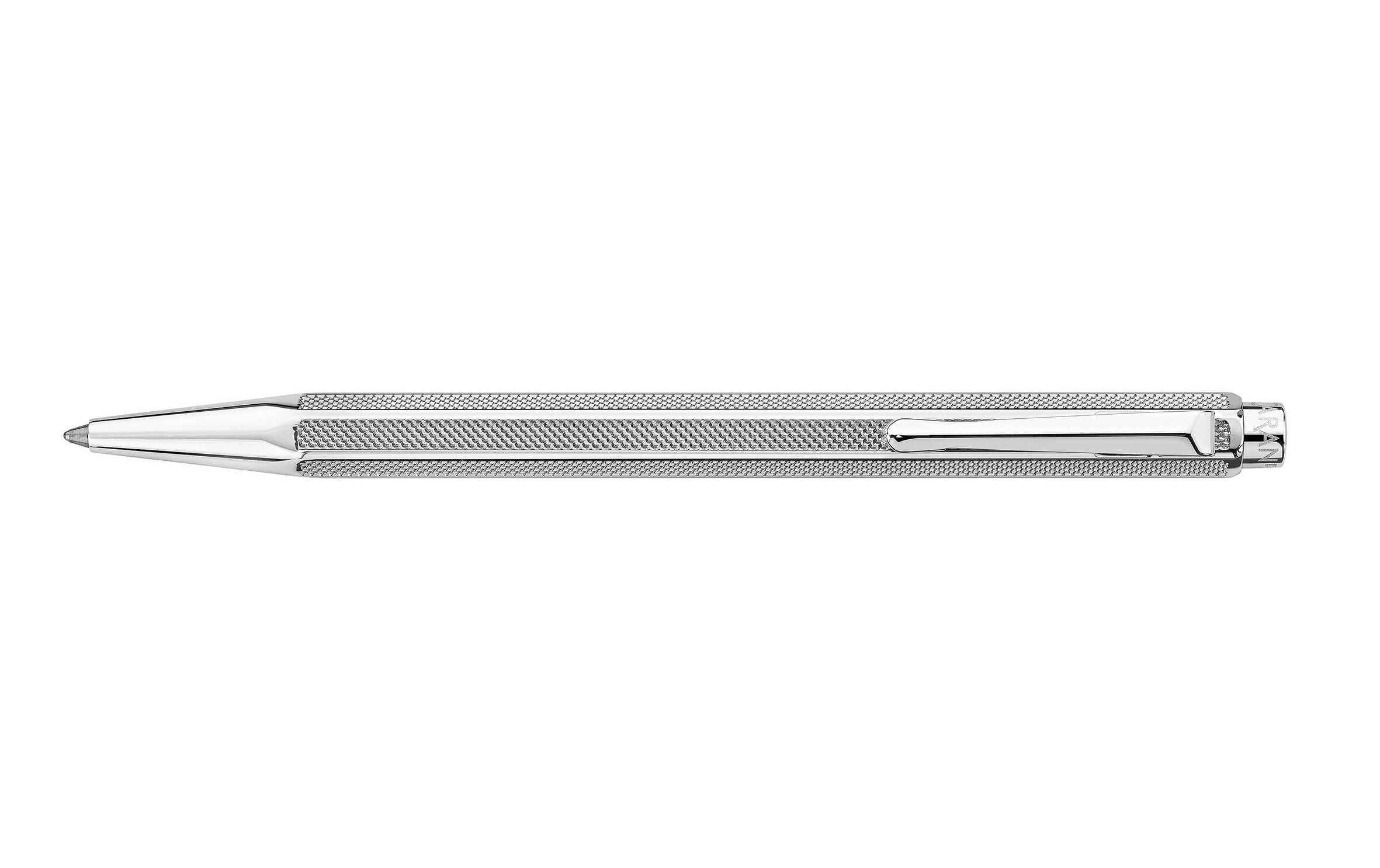 Kugelschreiber Ecridor Maille Mailanaise Medium (M), Silber<br>Druckkugelschreiber