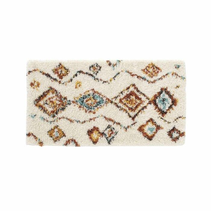 TAPIS RECTANGLE 60X110CM MOTIFS LOSANGES