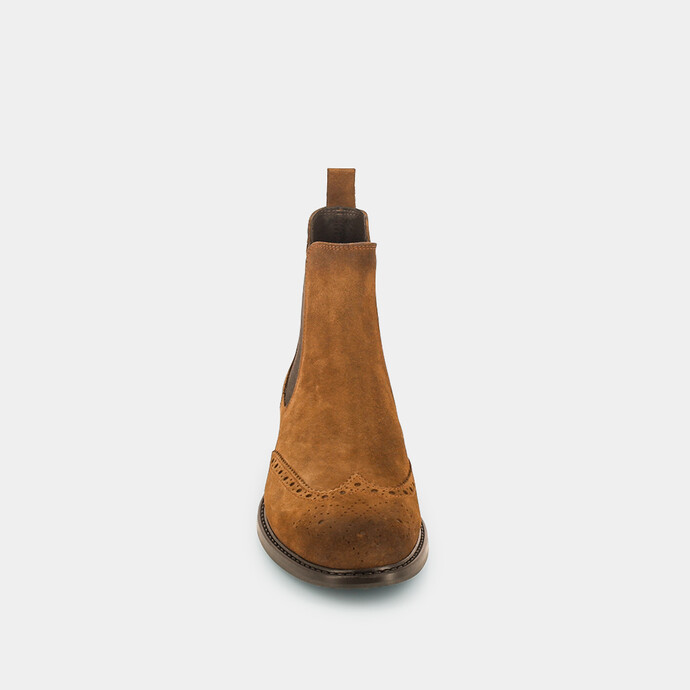 Boots plates  en croute camel