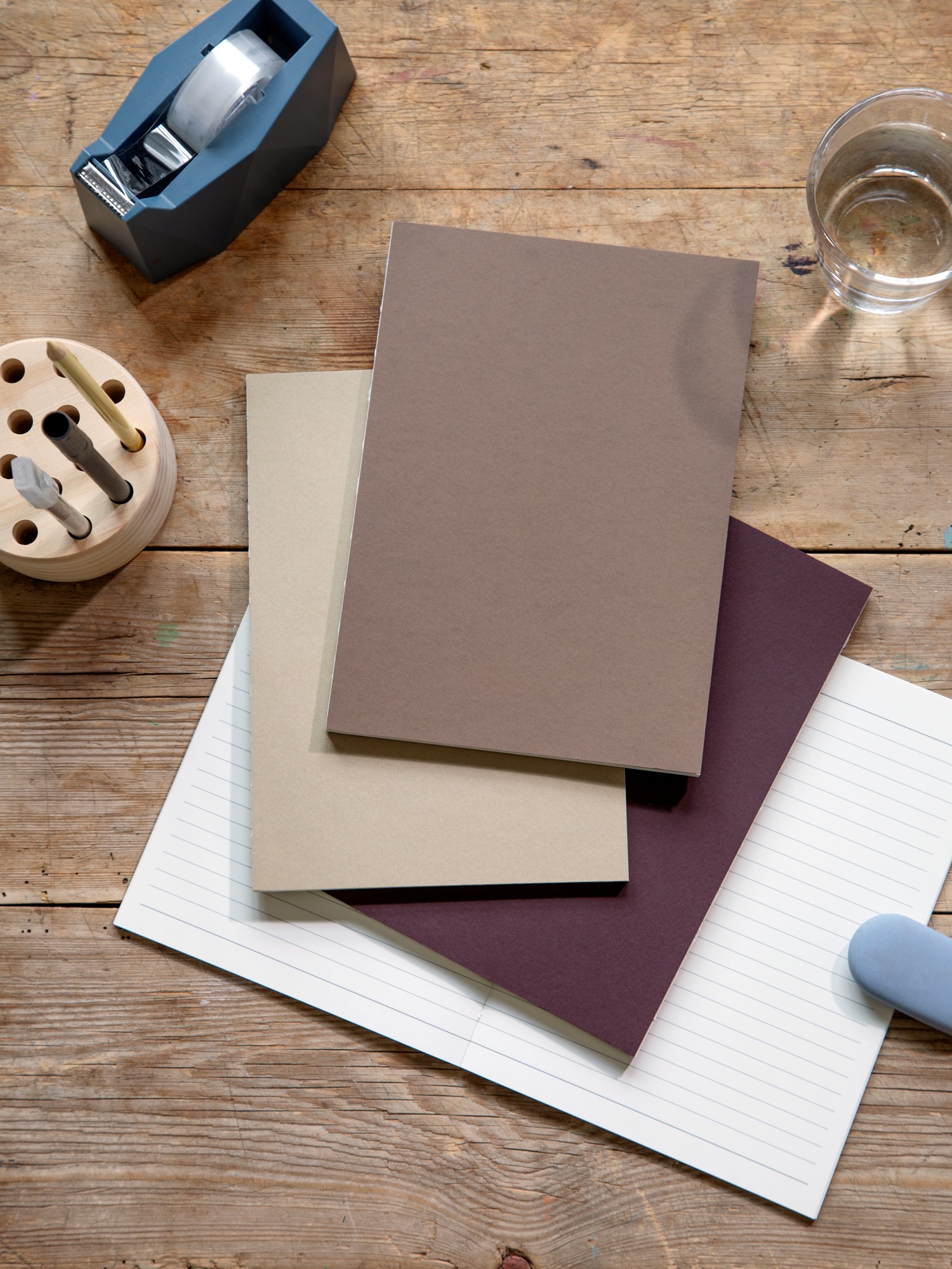 Softcover Notesbog | Papir. 15 x 21 x 0,8 cm. 80 sider.  | Chocolate | New Mags