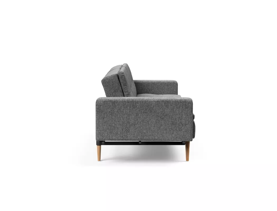 Schlafsofa mit Armlehnen Dublexo Styletto hell