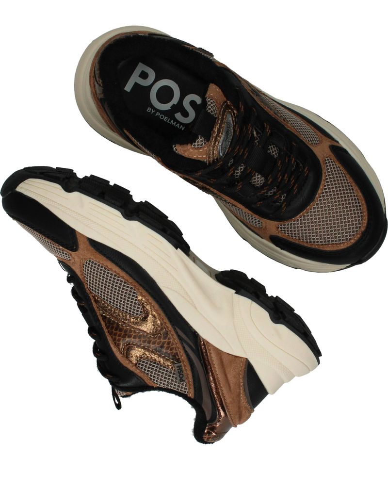 POSH by Poelman Sneakers Zwart Meisjes