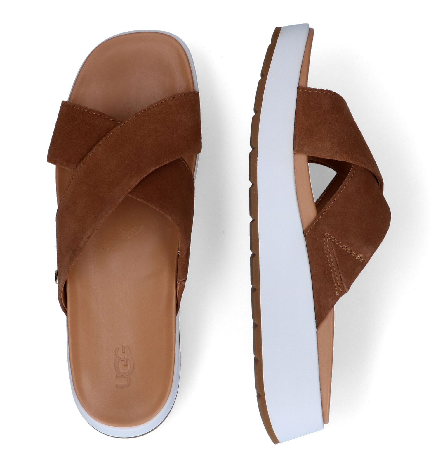 Slippers cognac