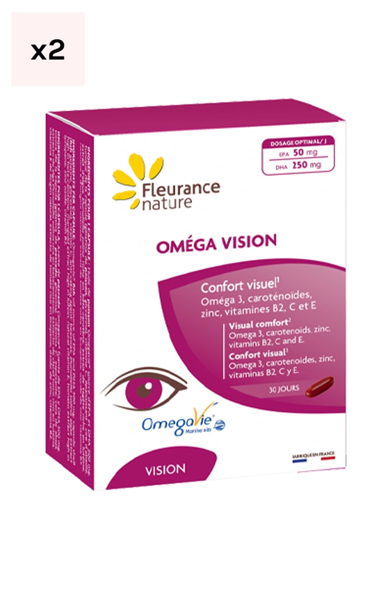 Oméga Vision - Confort visuel - 2 mois