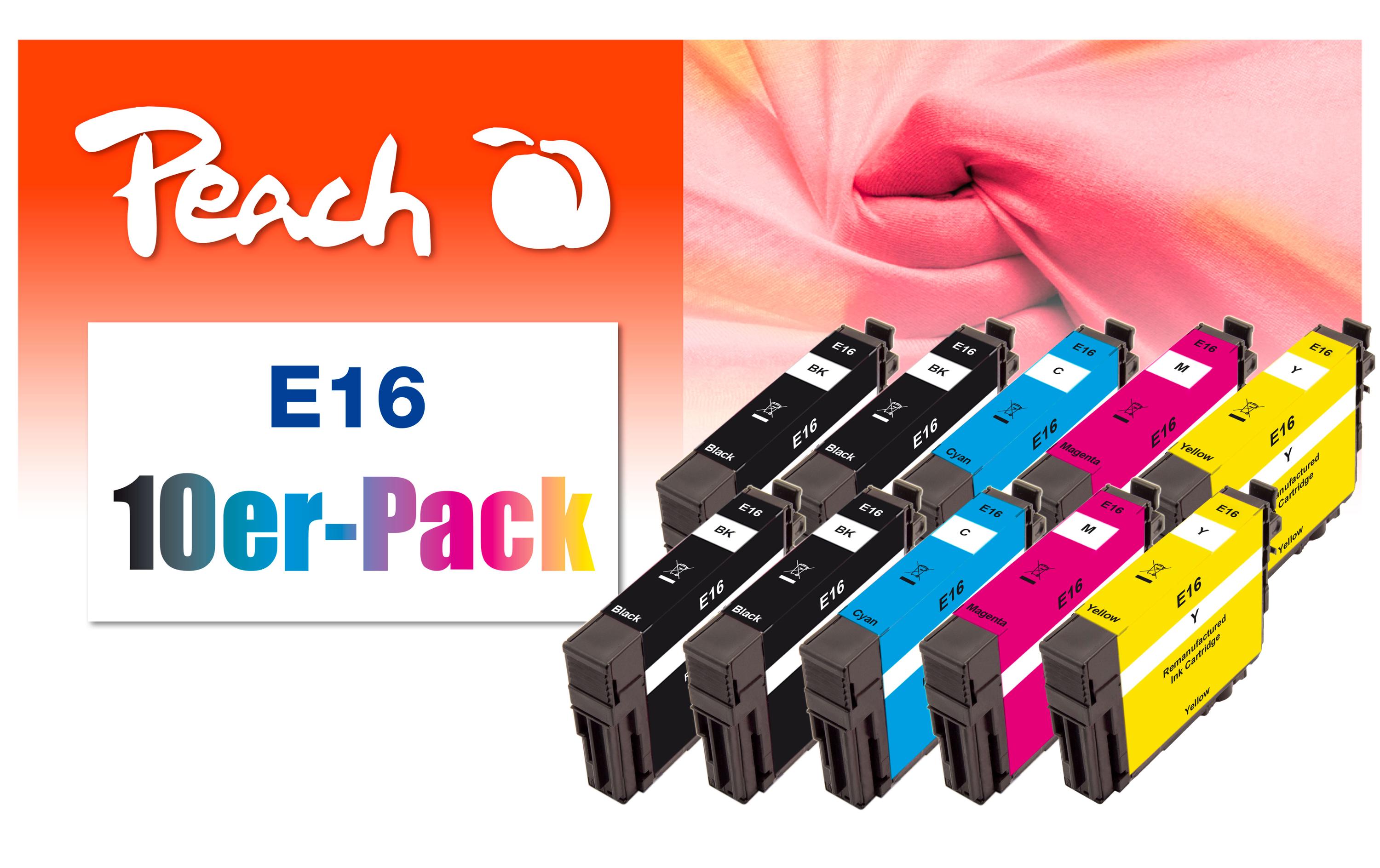 Tinte Epson Nr. 16 4x BK, je 2x C,M,YTintenset: 4x Black, je 2x Magenta, Cyan, Yellow