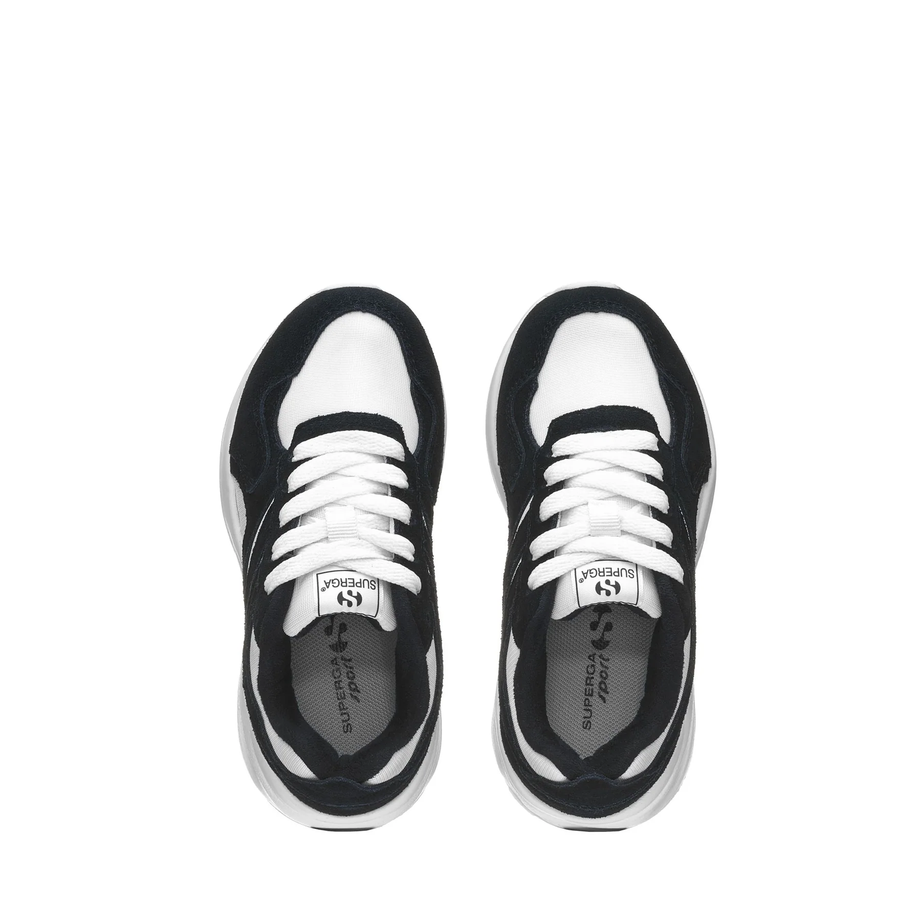 4073 KIDS TRAINING POLY SUEDE-WHITE-BLUE NAVY