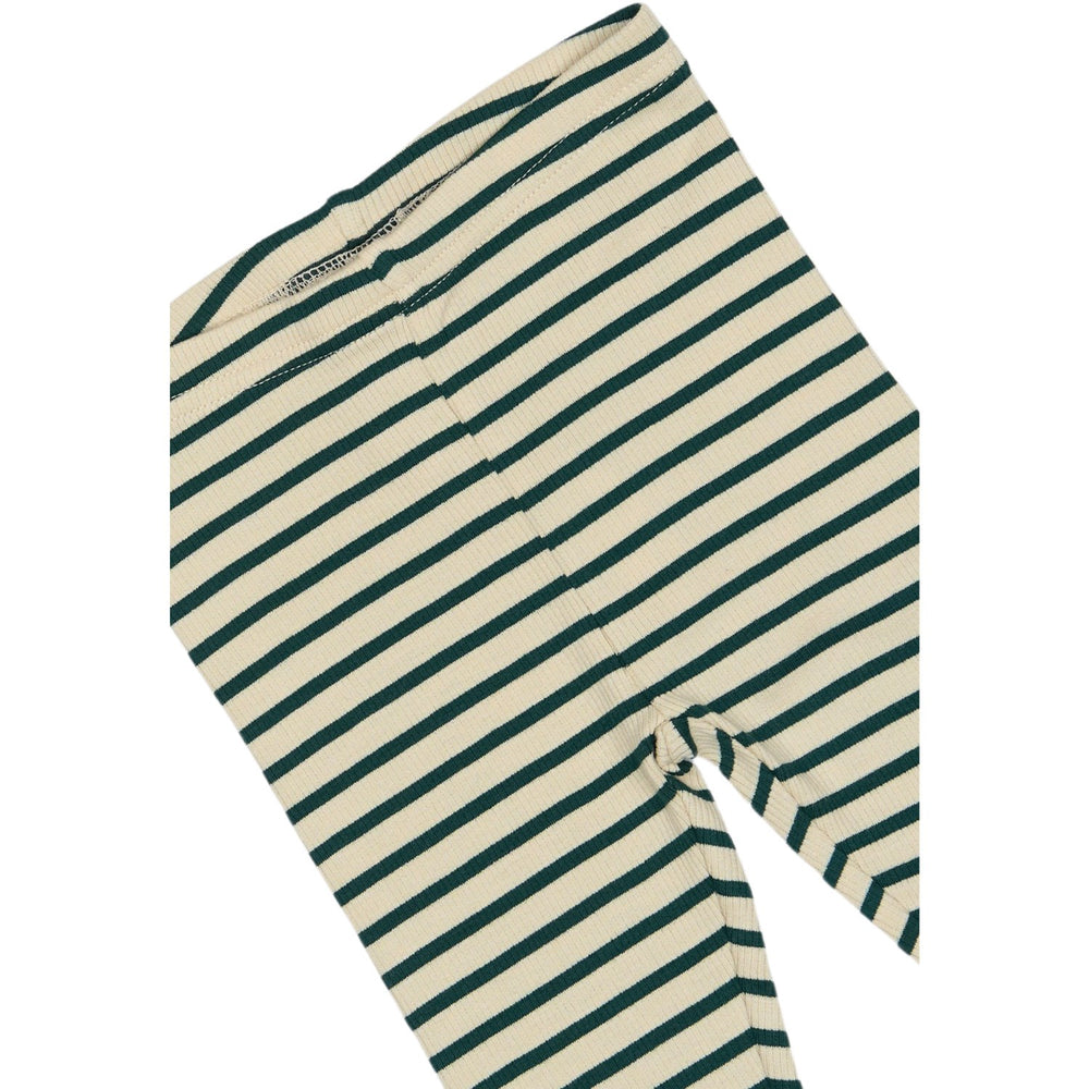 Køb Petit Piao Dark Sea/off White Legging Modal Striped