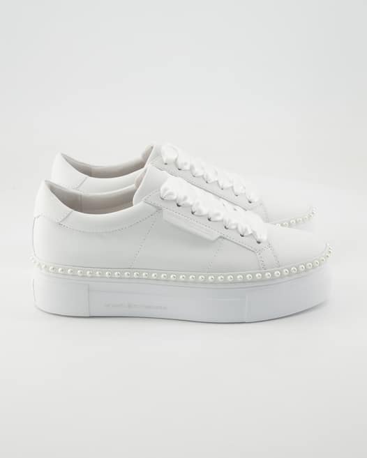 Kennel & Schmenger Nano pearl Sneaker in Weiß