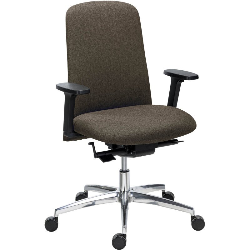 Chaise de bureau SAVINO - dossier bas tissu