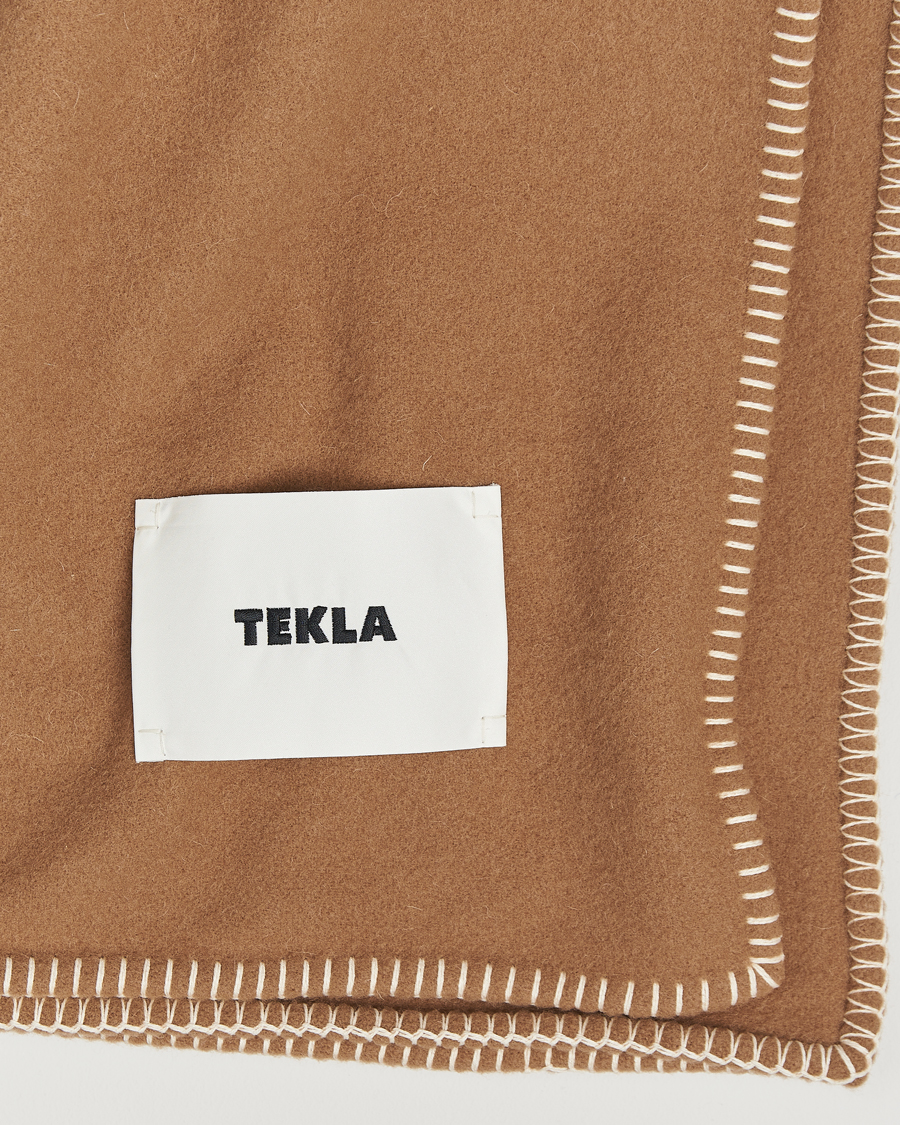 Tekla Lambswool Blanket Oak