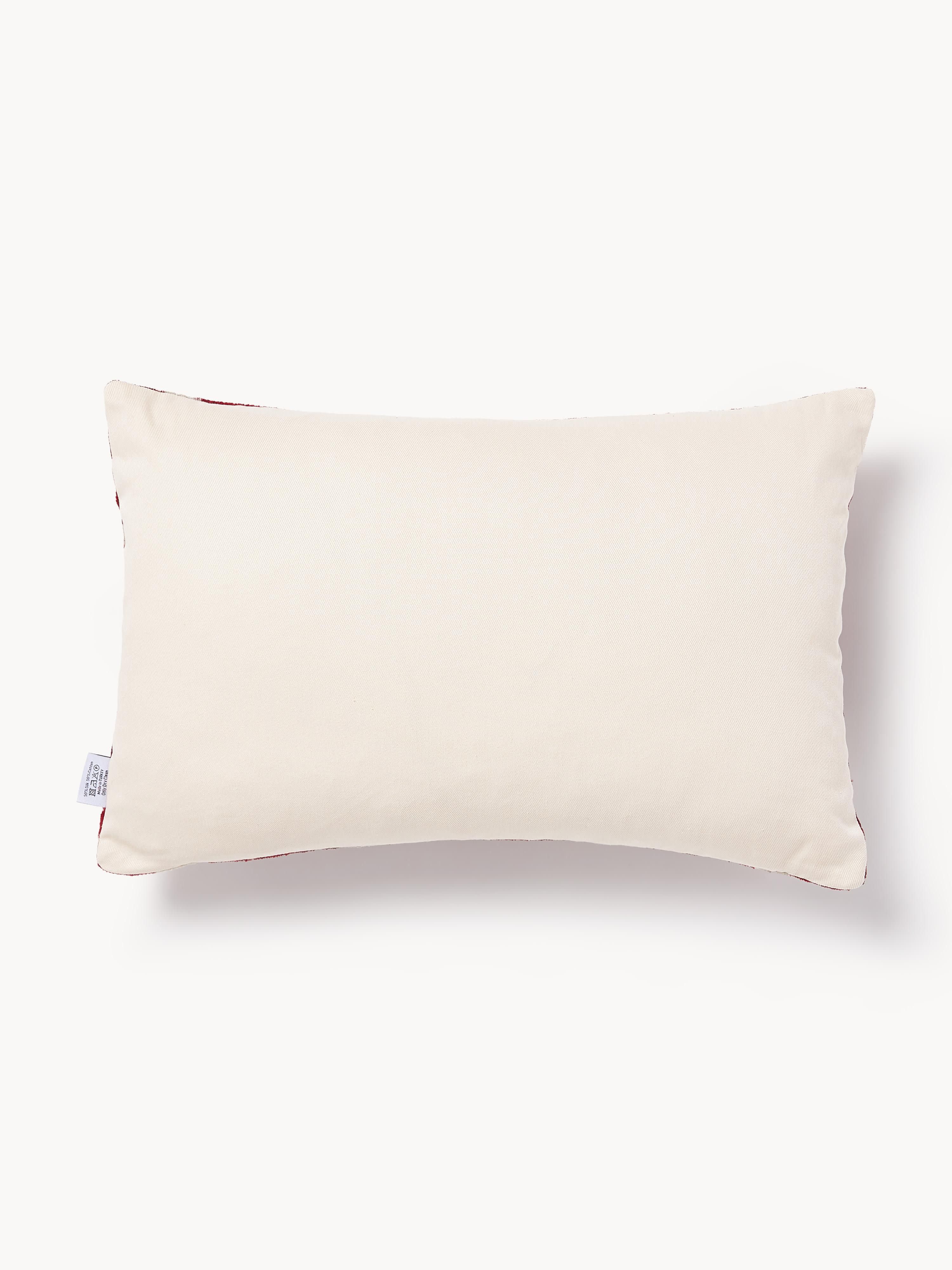 Zijden fluwelen kussenhoes Velvety met abstract patroon