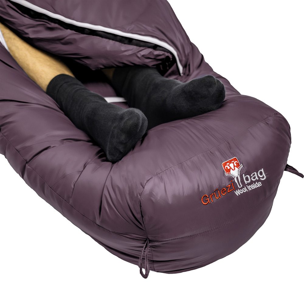 Grüezi Bag Biopod DownWool Subzero 175 Schlafsack berry