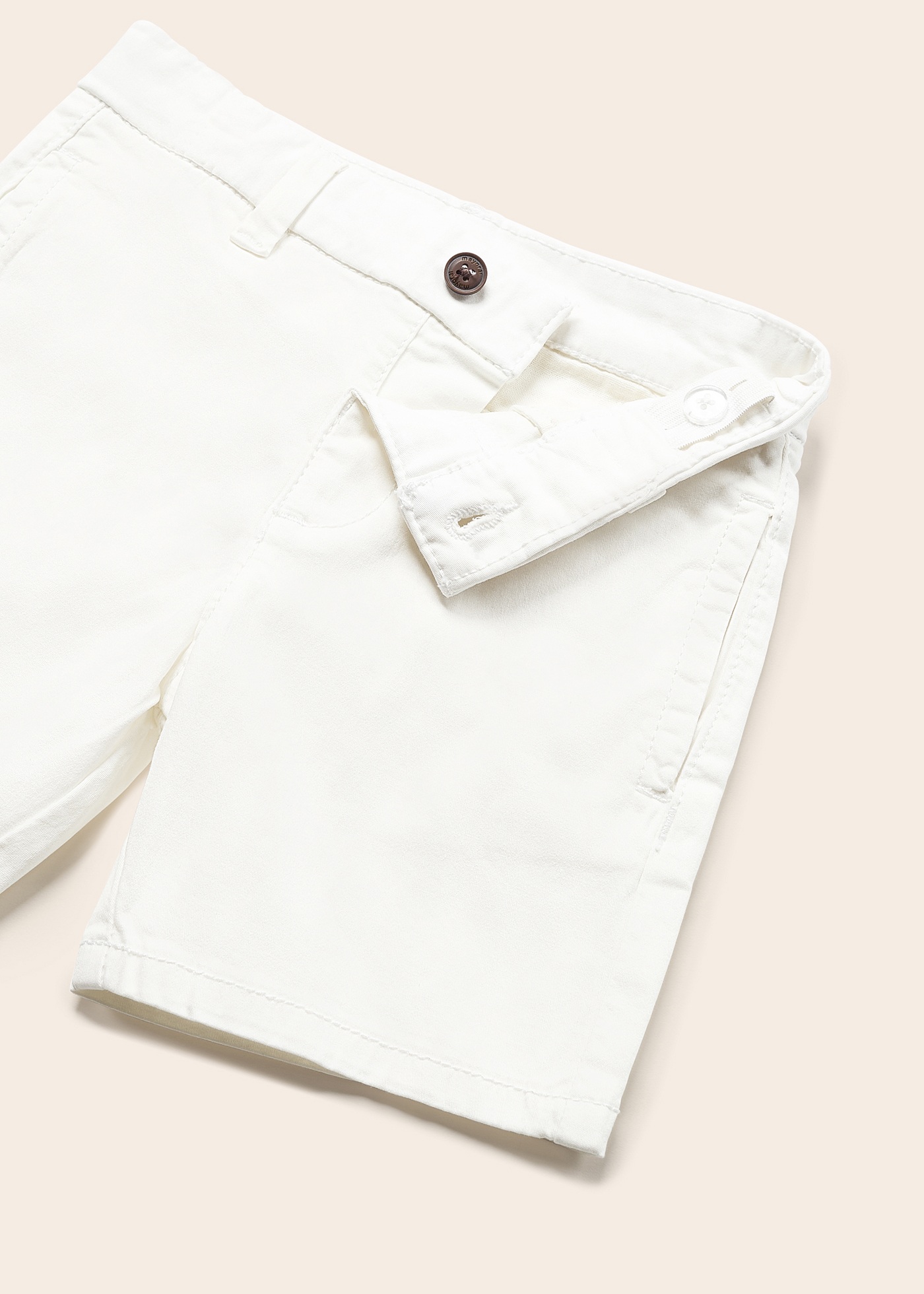 shorts básicos de sarja para bebês