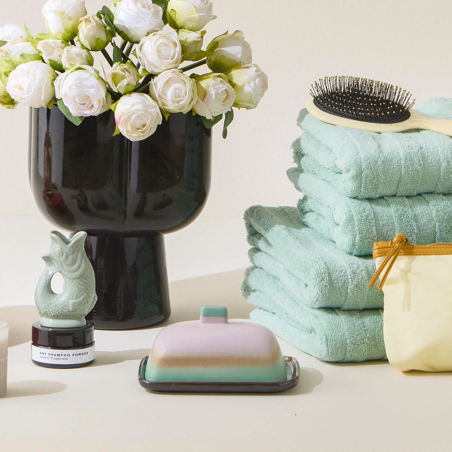 HKliving  70s ceramics smørboks - Mercury