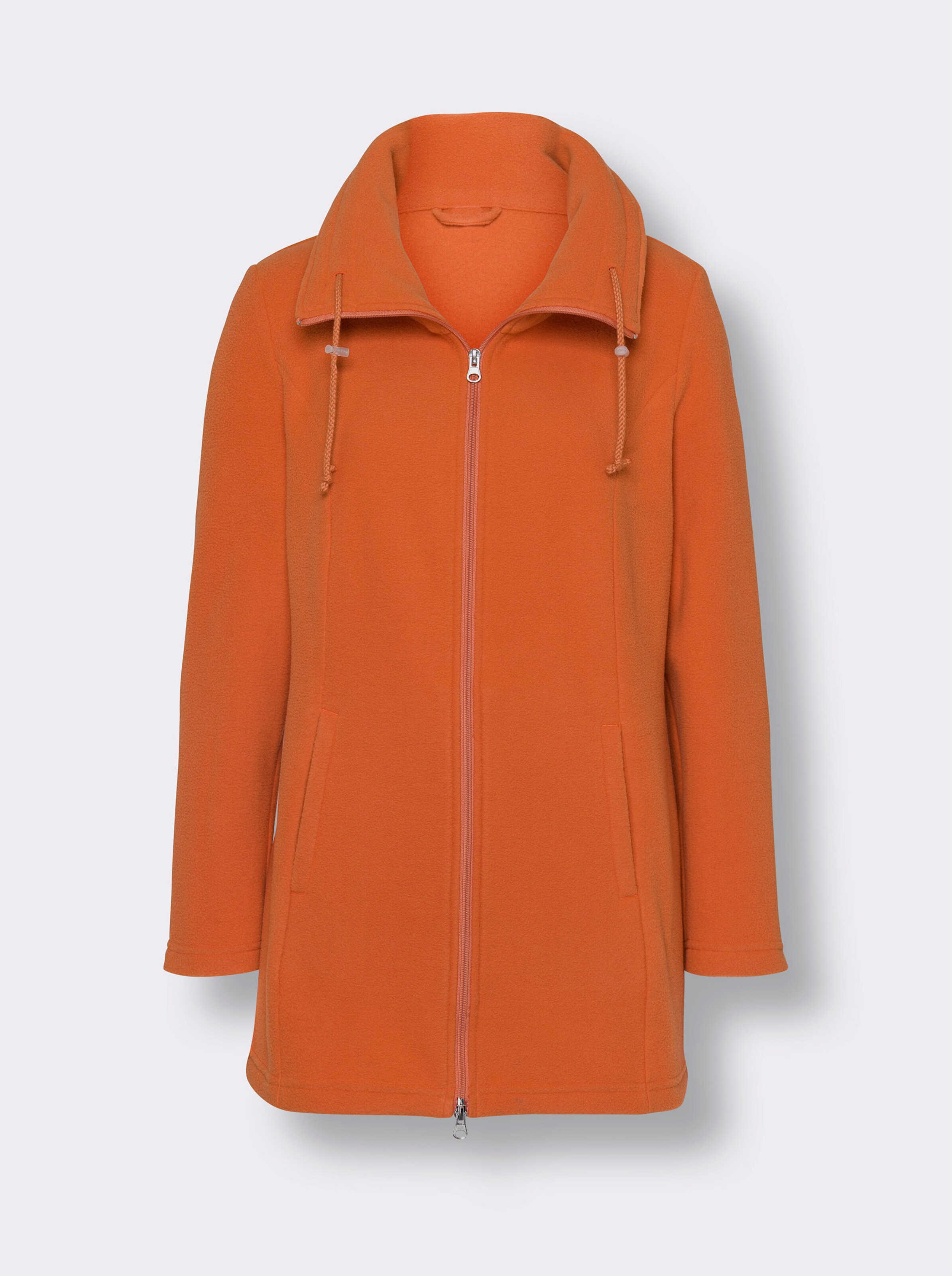 Fleecejacke mit 2-Wege-Reißverschluss
