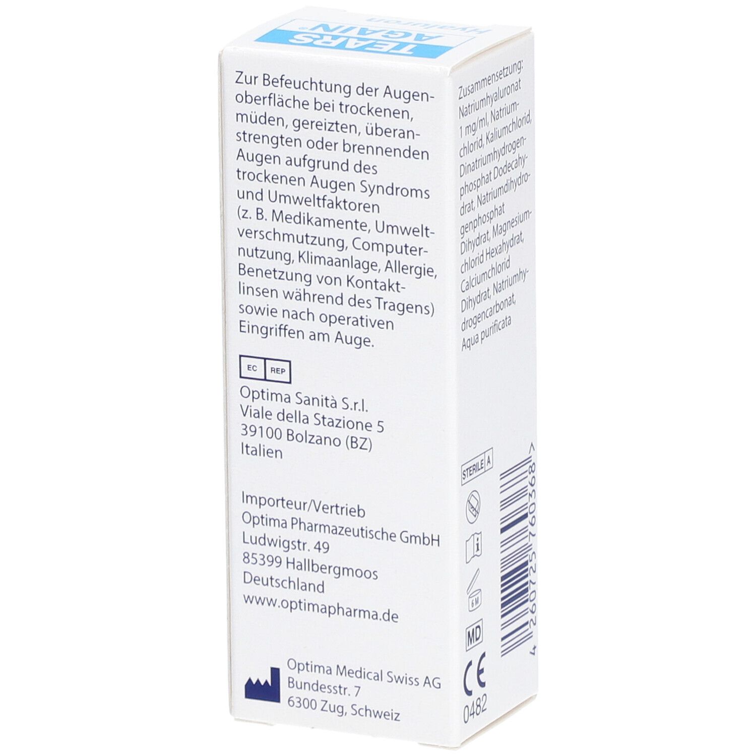 TEARS AGAIN® Hyaluron 0,1% Augentropfen