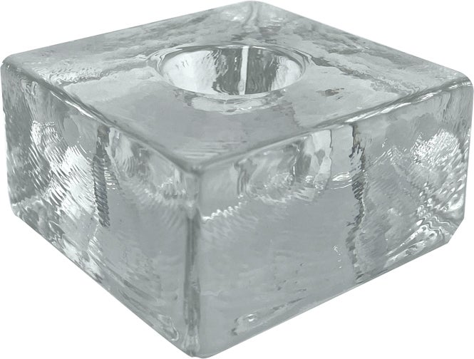 ScentChips kandelaar Block transparant D 8 H 3 cm