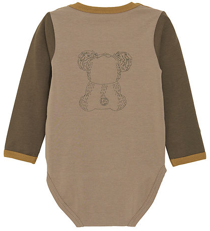 Minymo Body l/æ - Taupe Gray m. Koalabj?rn