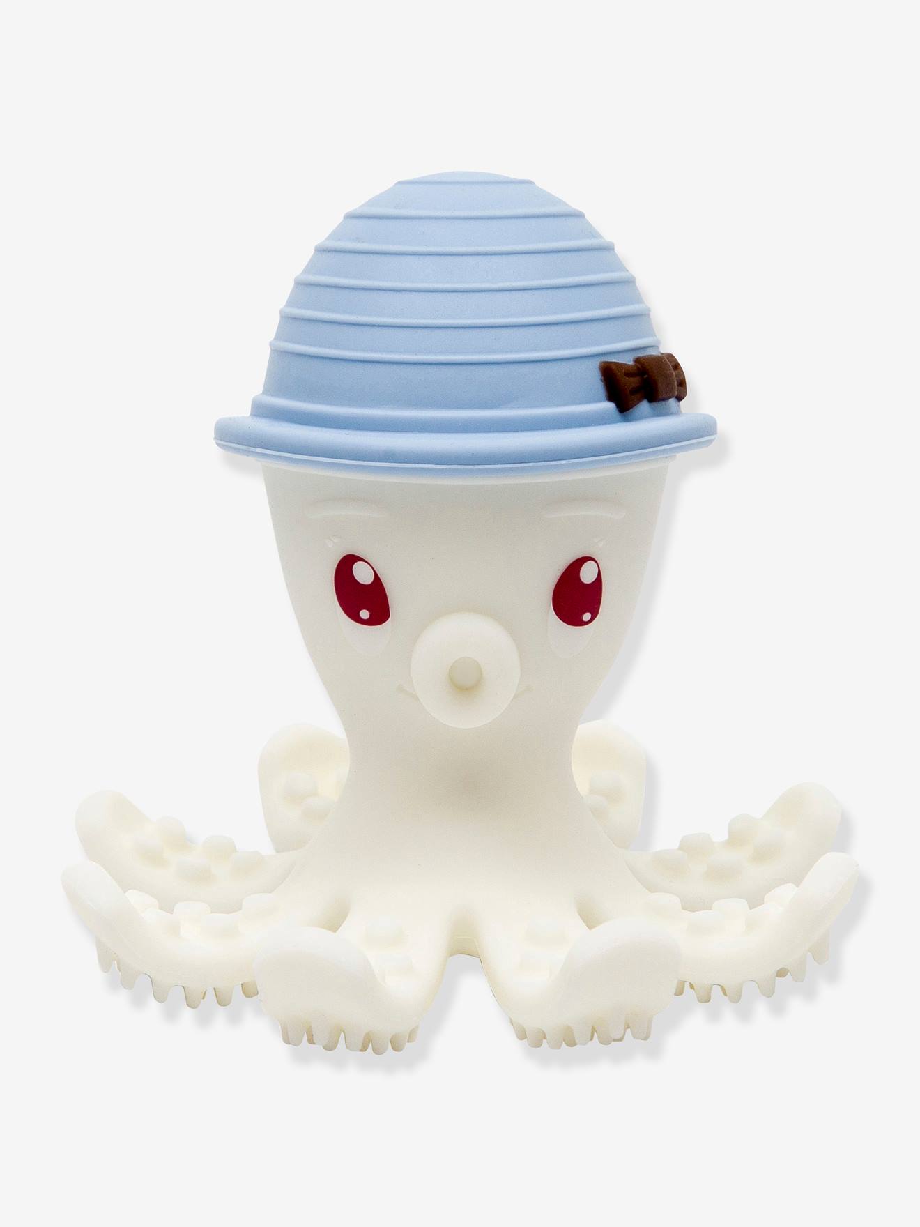 Brinquedo de dentição Bonnie the Octopus Baby to Love, amarelo, médio, liso.