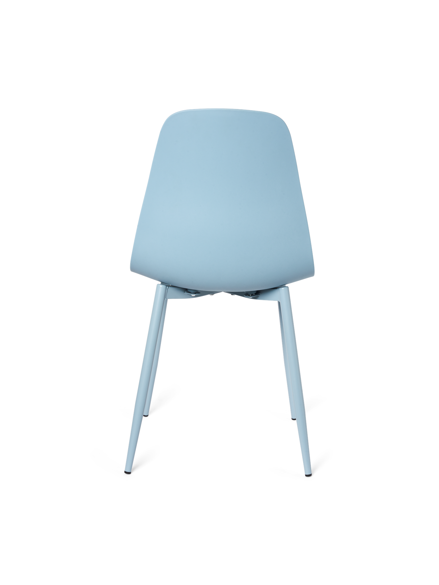 Stol | Jern/polypropylen. 40 x 47 x 87 cm. | Smokey Blue