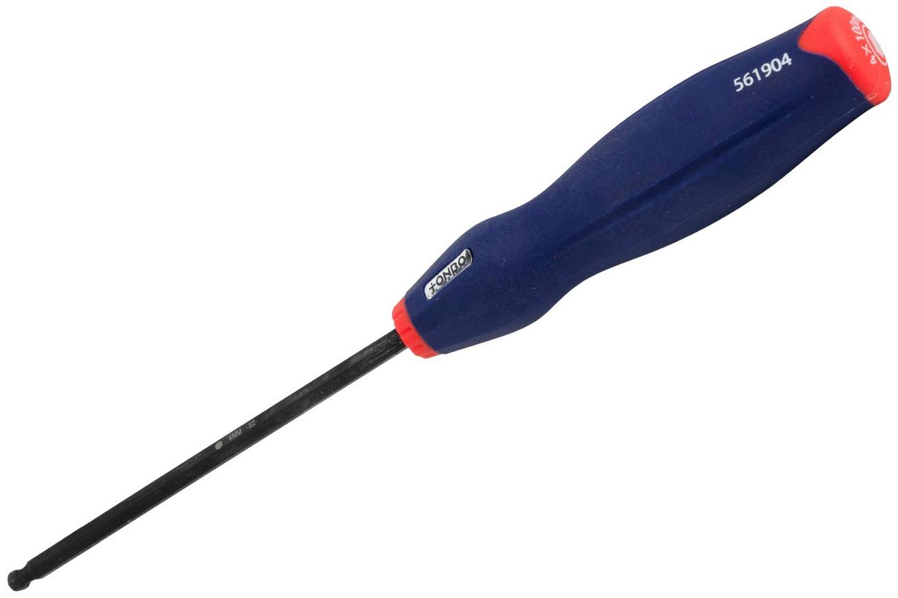 Hapstone Ball-End Hex Screwdriver, inbusschroevendraaier, 4 mm