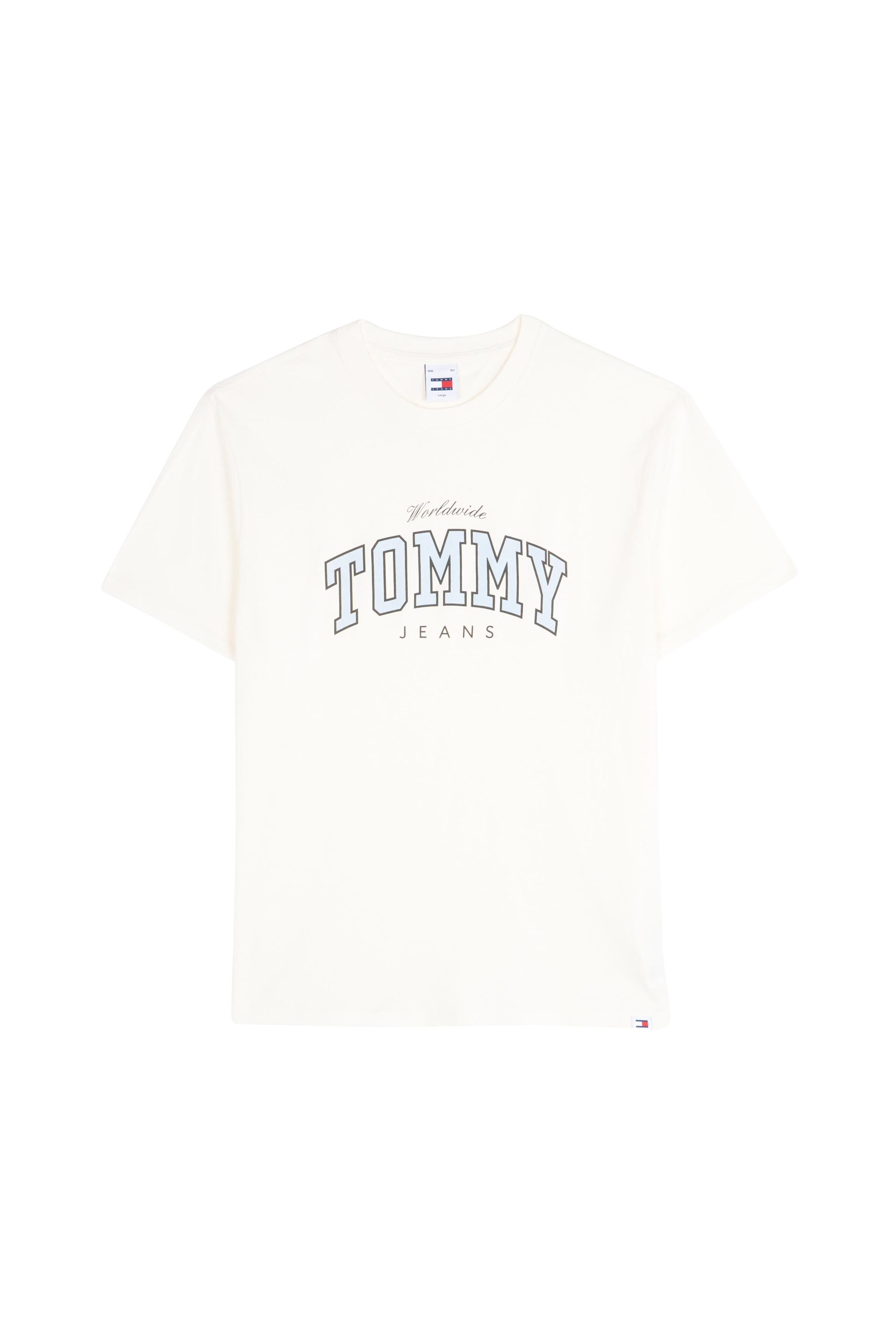TOMMY JEANS T-shirt TJM REG VARSITY WW T Blanc