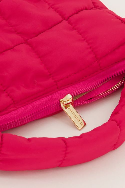 Roze puffer handtas
