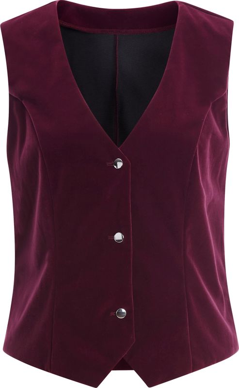 Dames Gilet in bordeaux