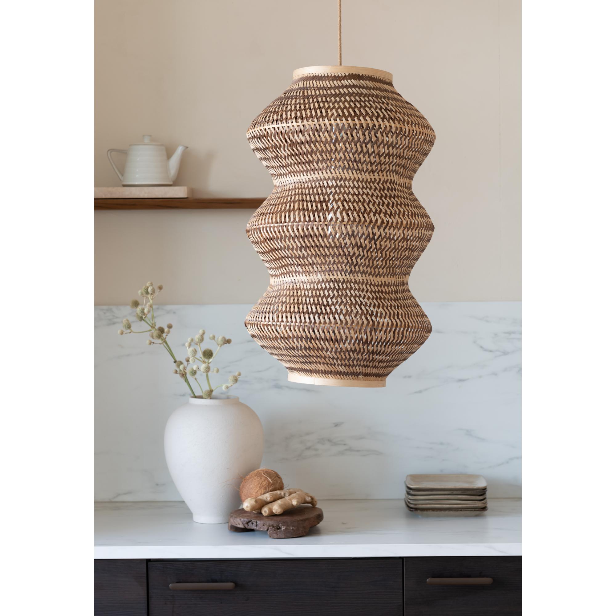 GOOD&MOJO Hanglamp Barbados - Naturel - Ã40cm