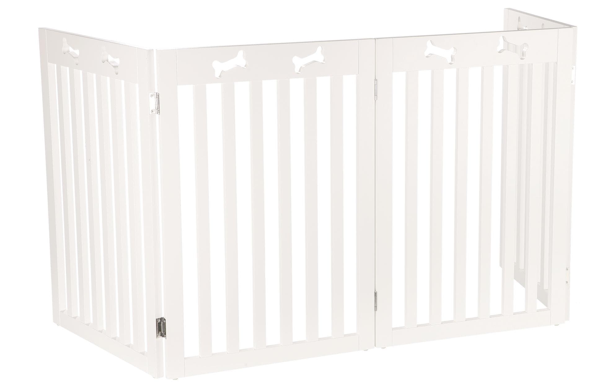 TRIXIE Tierabsperrgitter »4-teilig, 60 - 160 × 75 cm Weiss«