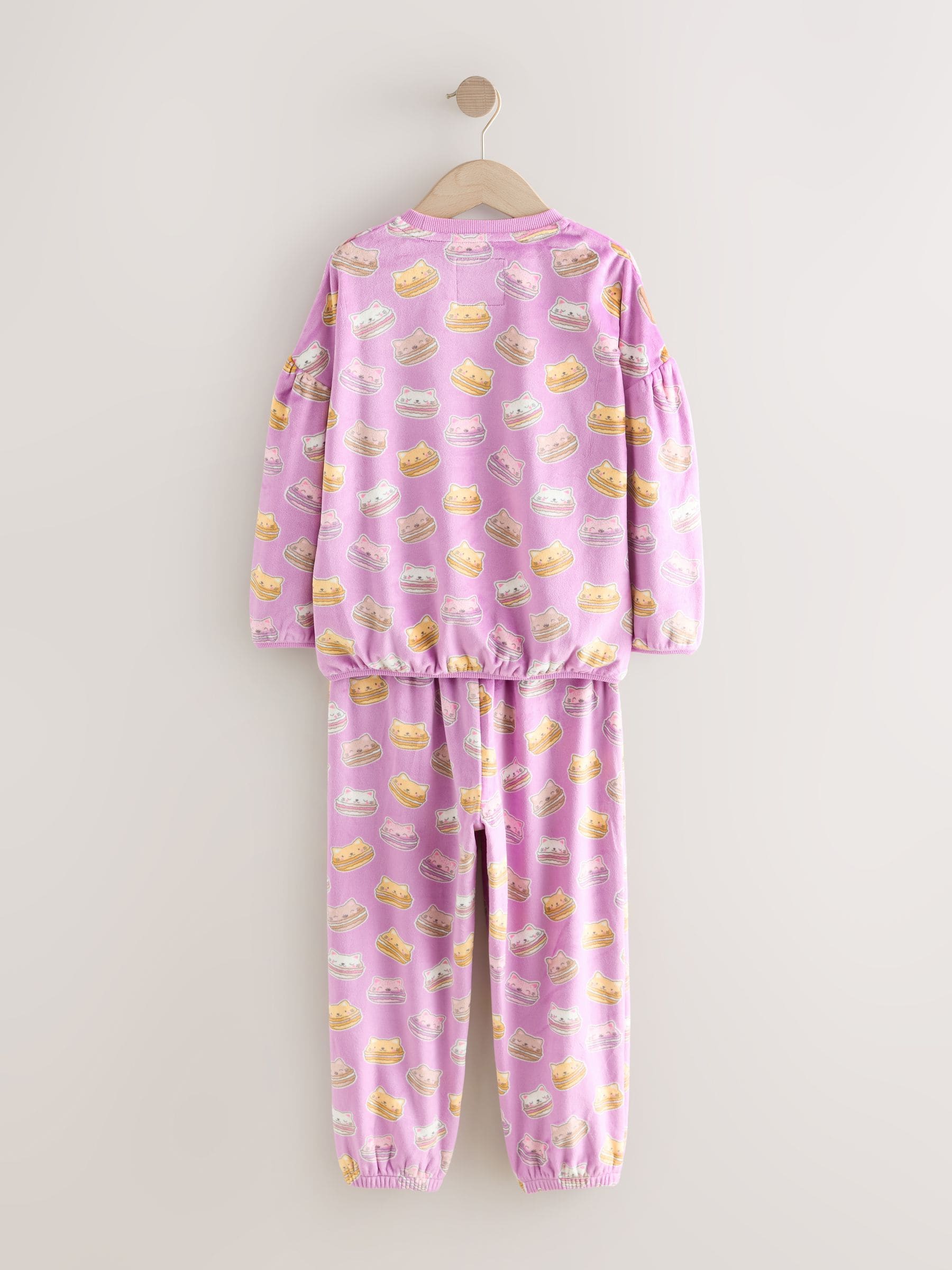 Pink Cataroon - Behaaglijke fleece pyjama (3-16 jr)