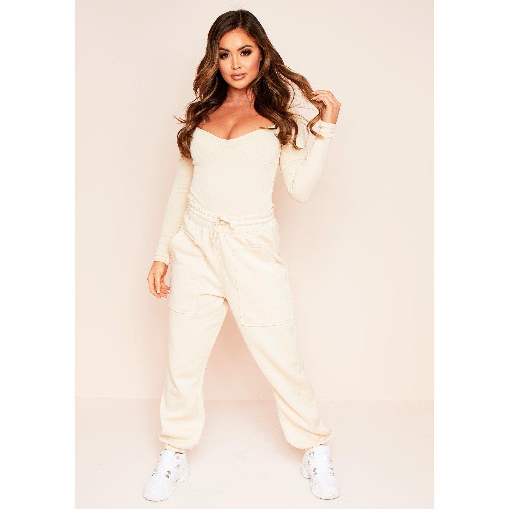 Missy Empire Pocket Front Oversized Joggers