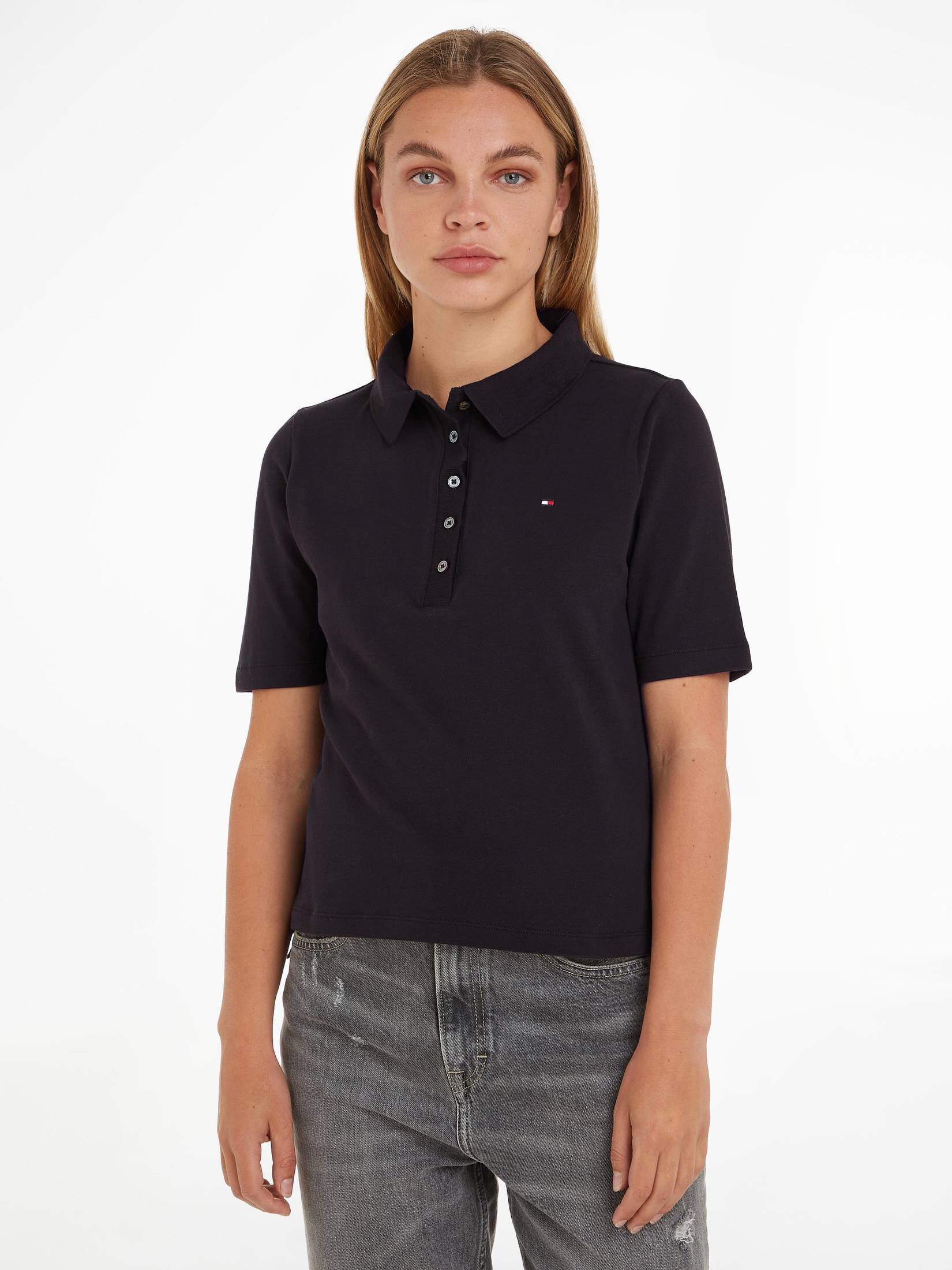 Tommy Hilfiger| Damen Poloshirt 1985 REG PIQUE POLO SS
